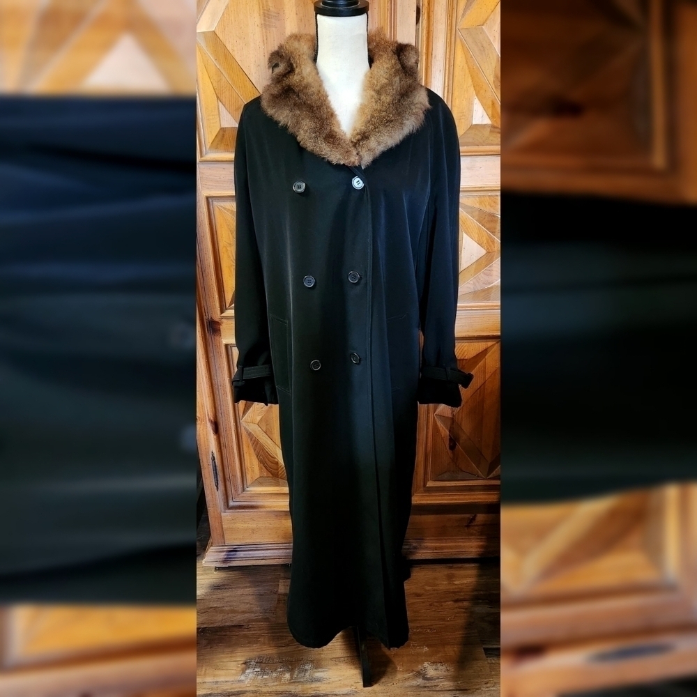 Preston & York Full Length Coat Sz 14